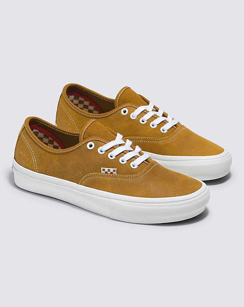 Vans Skate Authentic Shoe Men Skate Shoes Brown | GA1-5745