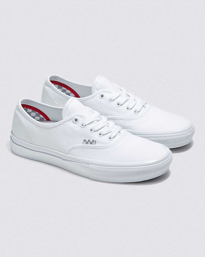 Vans Skate Authentic Skate Shoe Men Skate Shoes White | BJ1-5224