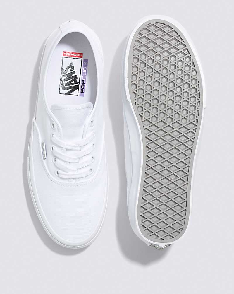 Vans Skate Authentic Skate Shoe Men Skate Shoes White | BJ1-5224