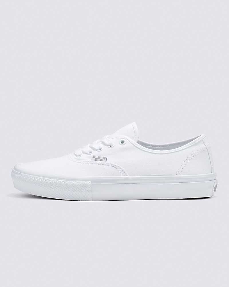 Vans Skate Authentic Skate Shoe Men Skate Shoes White | BJ1-5224