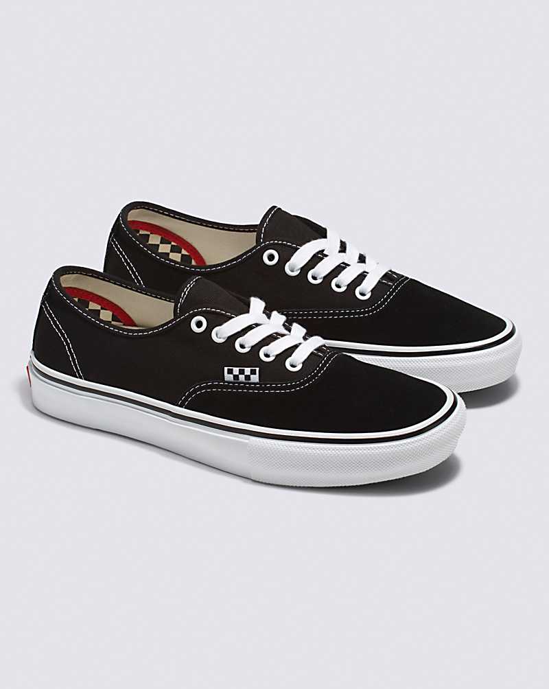 Vans Skate Authentic Skate Shoe Men Skate Shoes Black / White | FH1-9130