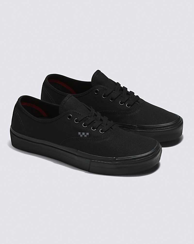 Vans Skate Authentic Skate Shoe Men Skate Shoes Black / Black | WD1-5667