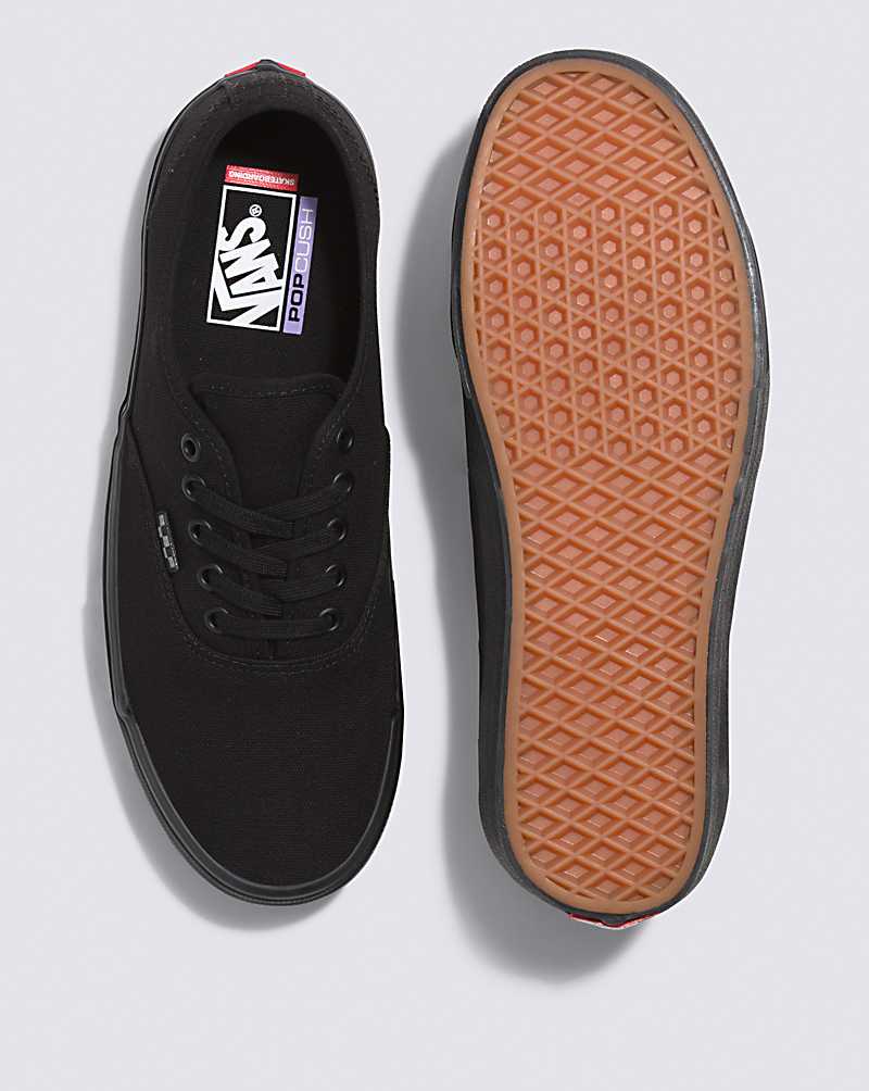 Vans Skate Authentic Skate Shoe Men Skate Shoes Black / Black | WD1-5667