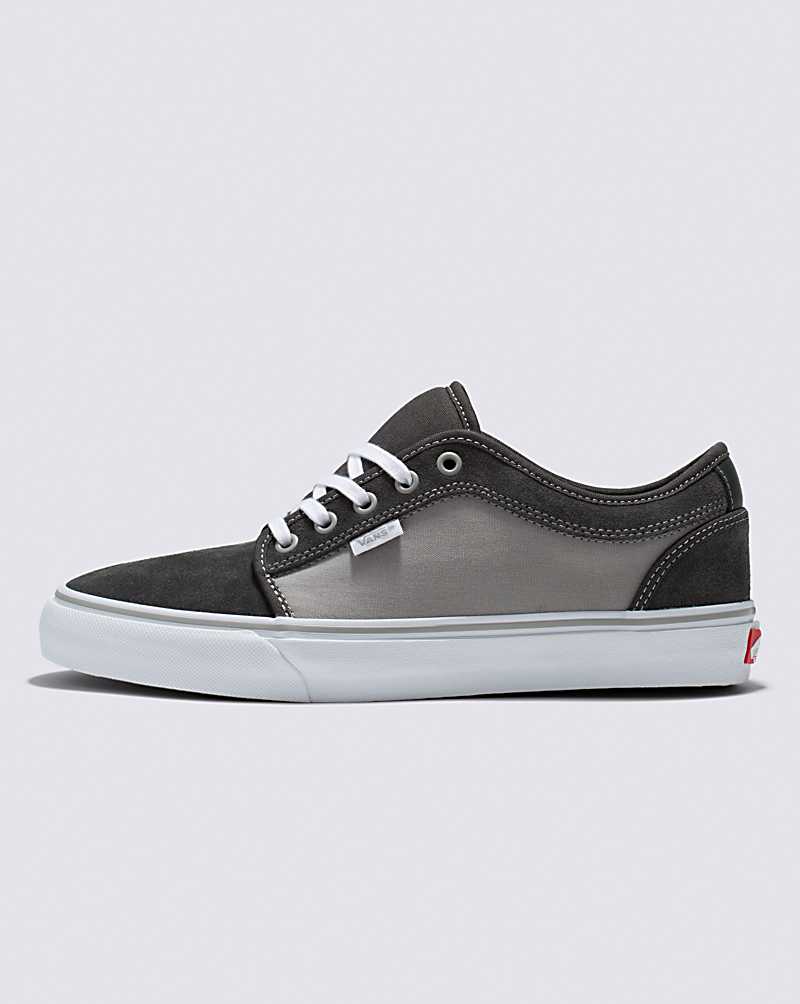 Vans Skate Chukka Low Shoe Men Skate Shoes Dark Grey / White | XG1-3603