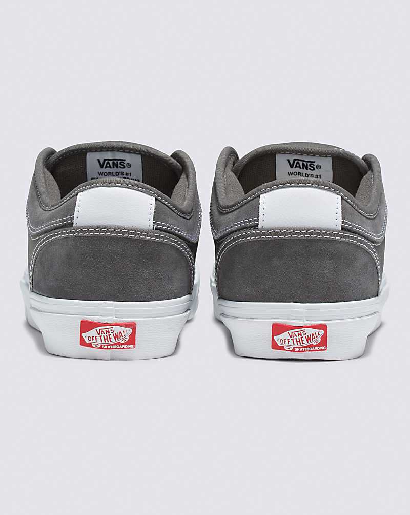 Vans Skate Chukka Low Shoe Men Skate Shoes Grey / White | QP1-6055