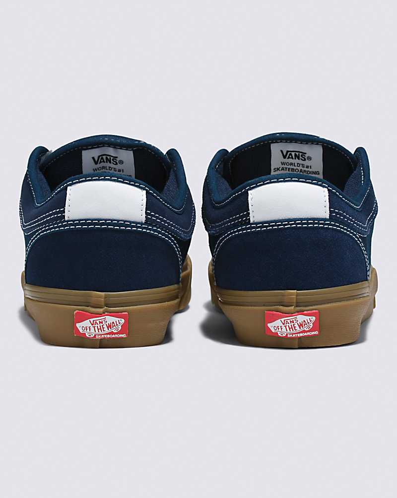 Vans Skate Chukka Low Shoe Men Skate Shoes Blue / Brown | HO1-0678