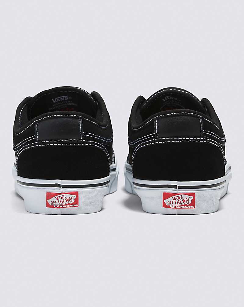 Vans Skate Chukka Low Skate Shoe Men Skate Shoes Black / White | NE1-6558