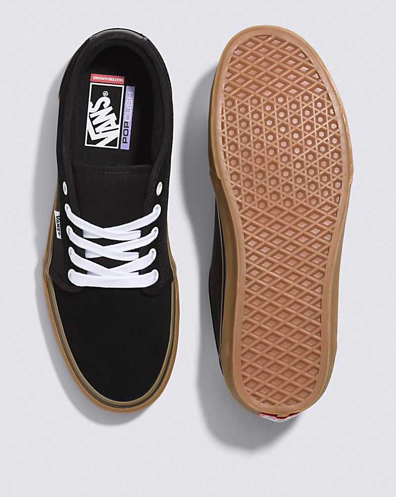 Vans Skate Chukka Low Skate Shoe Men Skate Shoes Black / Black | ZL1-8633