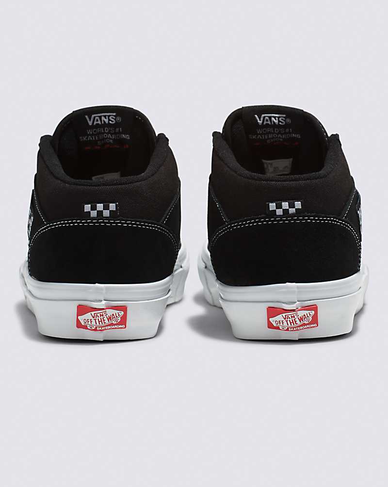 Vans Skate Half Cab Skate Shoe Men Skate Shoes Black / White | AU1-3358