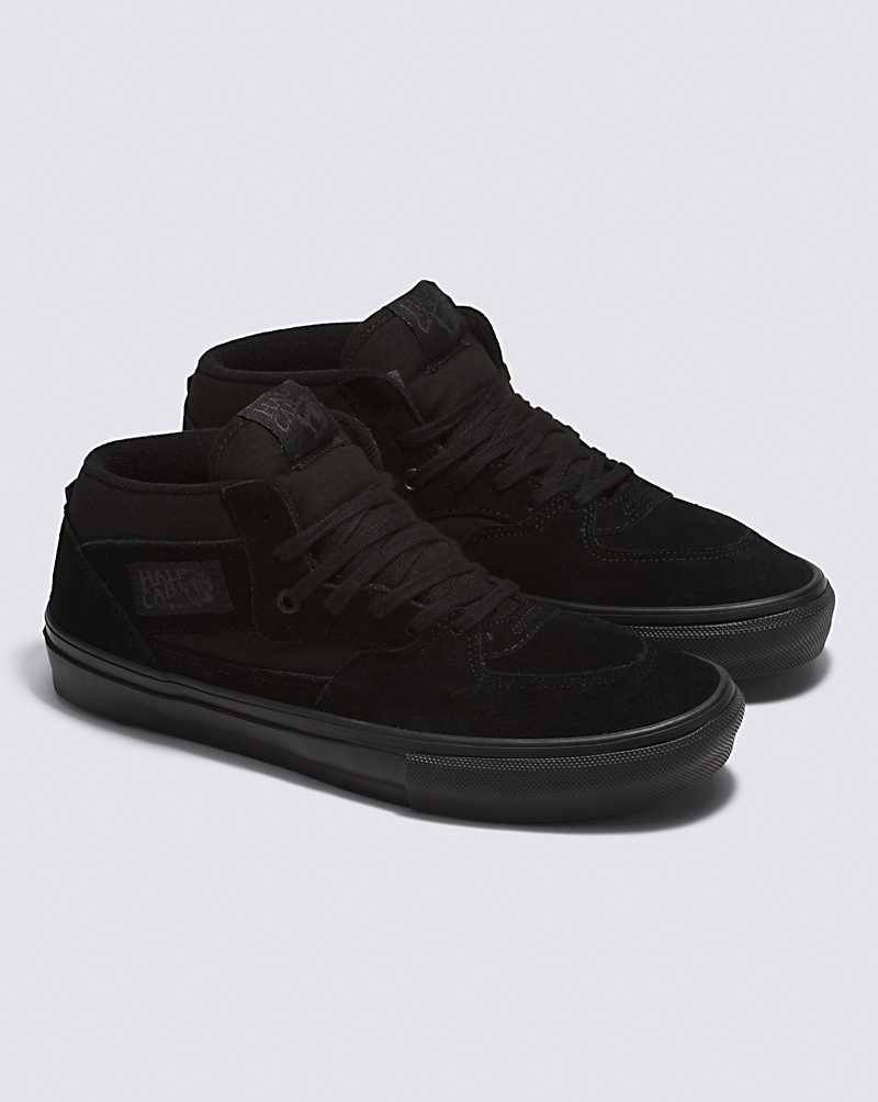 Vans Skate Half Cab Skate Shoe Women Skate Shoes Black / Black | IN1-7730