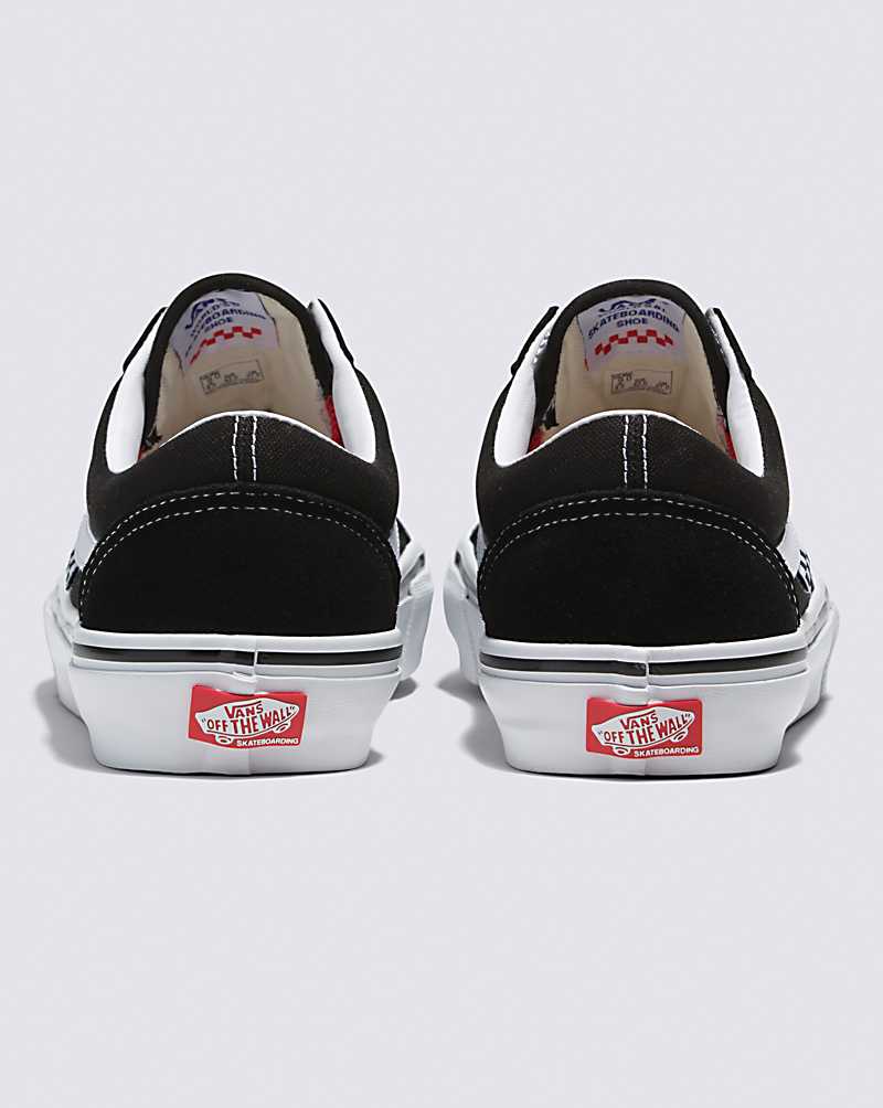 Vans Skate Old Skool Skate Shoe Men Skate Shoes Black / White | KH1-4488