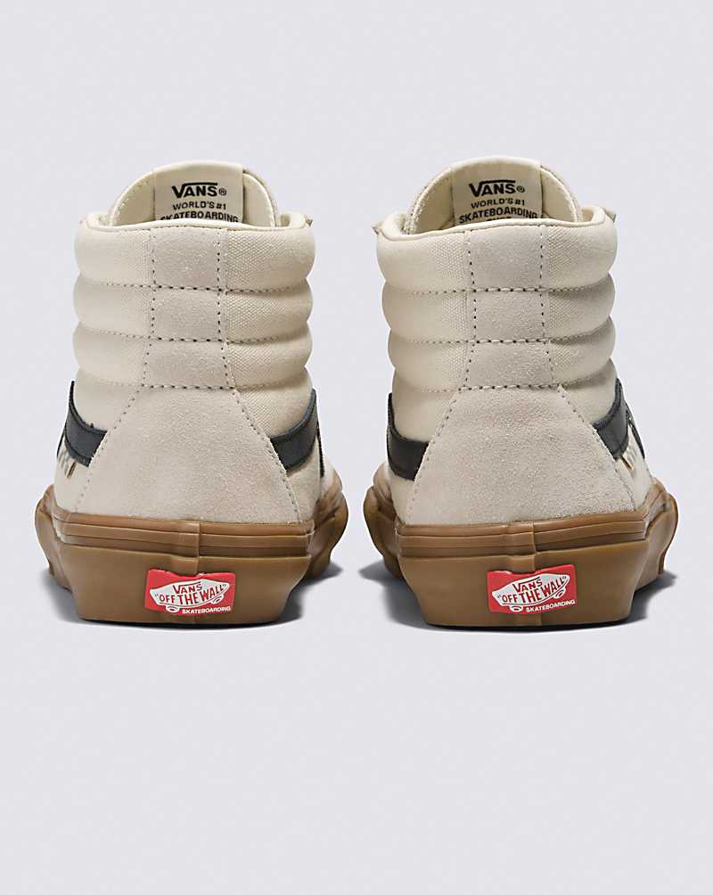 Vans Skate SK8-Hi Shoe Men Skate Shoes Beige | OX1-9079