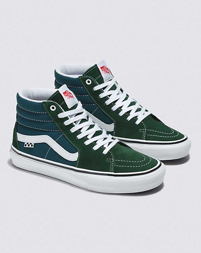 Vans Skate SK8-Hi Shoe Men Skate Shoes Green | FP1-0158