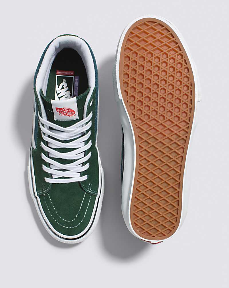 Vans Skate SK8-Hi Shoe Men Skate Shoes Green | FP1-0158