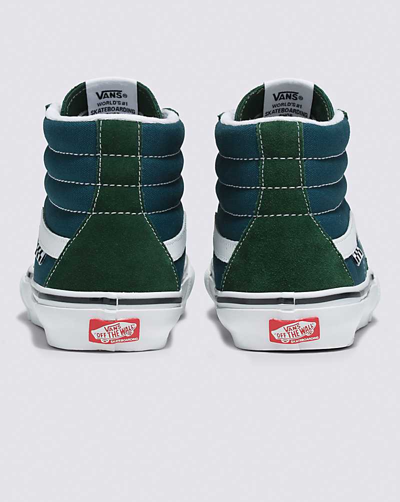 Vans Skate SK8-Hi Shoe Men Skate Shoes Green | FP1-0158