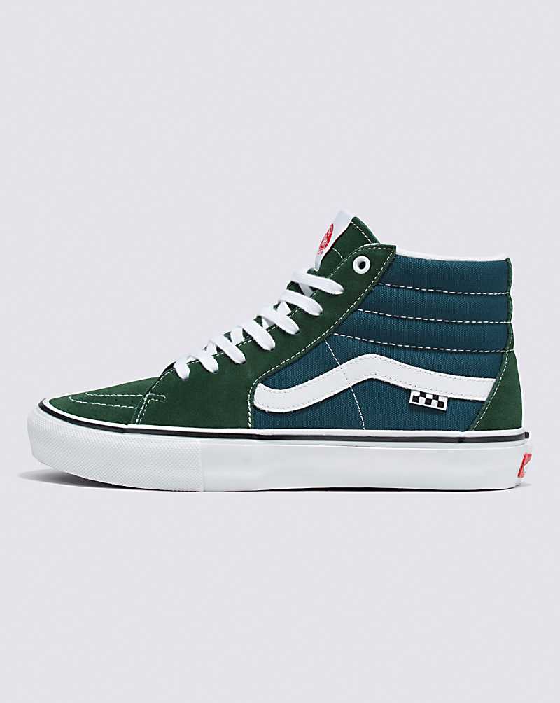 Vans Skate SK8-Hi Shoe Men Skate Shoes Green | FP1-0158