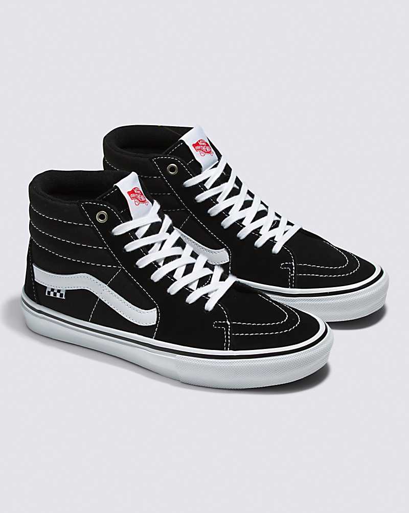 Vans Skate SK8-Hi Skate Shoe Men Skate Shoes Black / White | CG1-2940