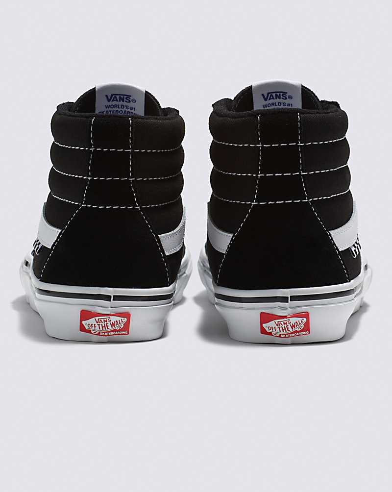 Vans Skate SK8-Hi Skate Shoe Men Skate Shoes Black / White | CG1-2940