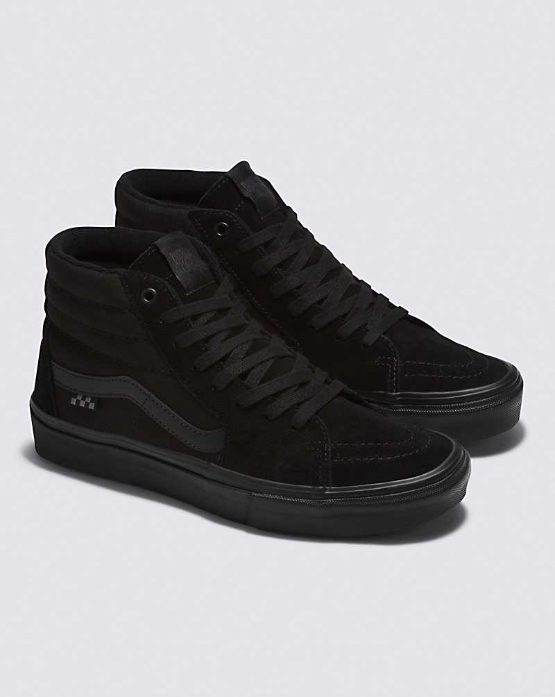 Vans Skate SK8-Hi Skate Shoe Women Skate Shoes Black / Black | ZG1-1806