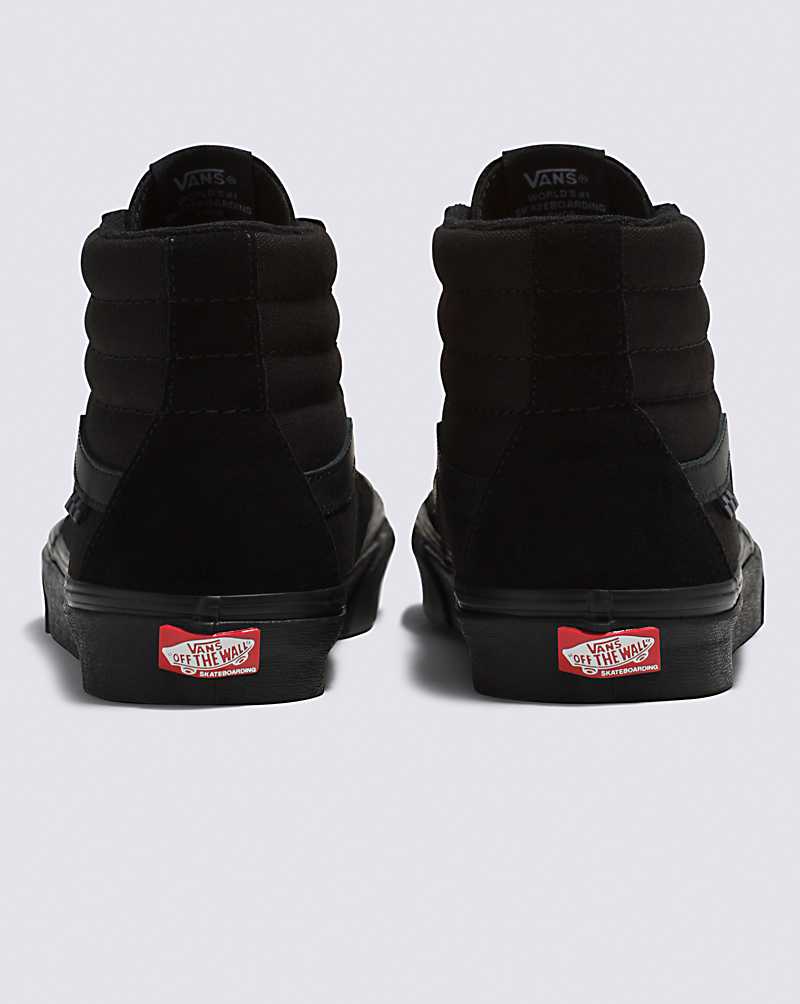 Vans Skate SK8-Hi Skate Shoe Women Skate Shoes Black / Black | ZG1-1806