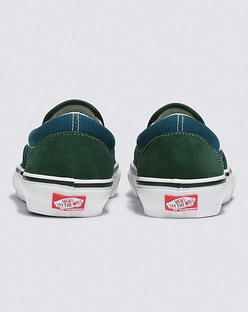 Vans Skate Slip-On Shoe Women Skate Shoes Green | ZO1-9294