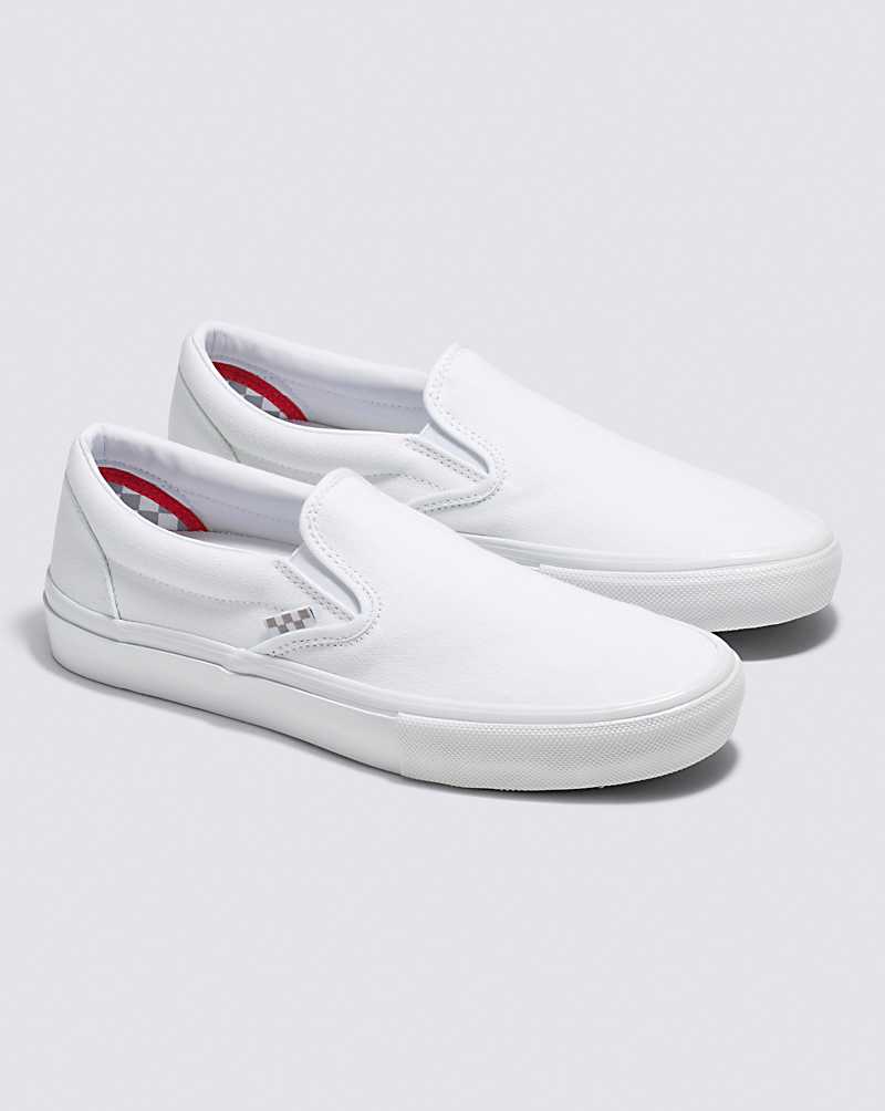 Vans Skate Slip-On Skate Shoe Men Skate Shoes White | DD1-3079