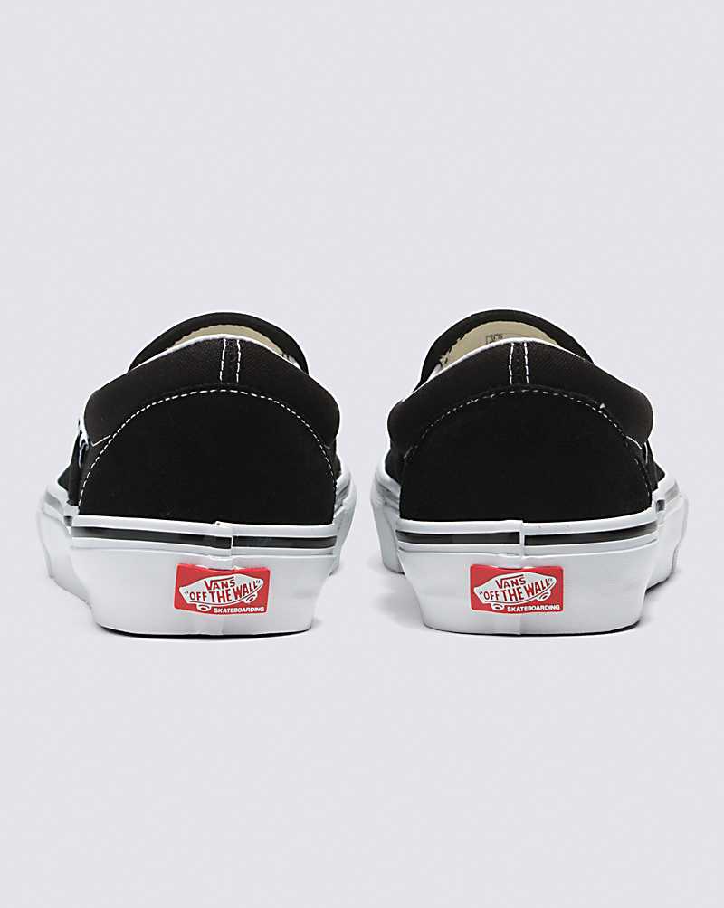 Vans Skate Slip-On Skate Shoe Men Skate Shoes Black / White | UB1-6009