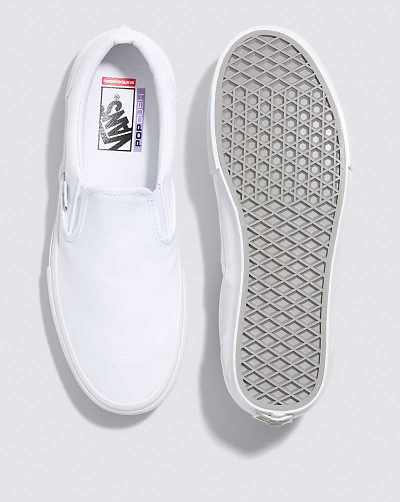 Vans Skate Slip-On Skate Shoe Women Skate Shoes White | LJ1-2141