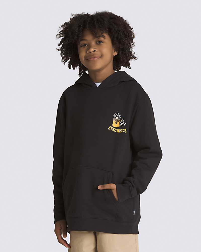 Vans Skull Pullover Kids' Hoodie Black | GD1-3254