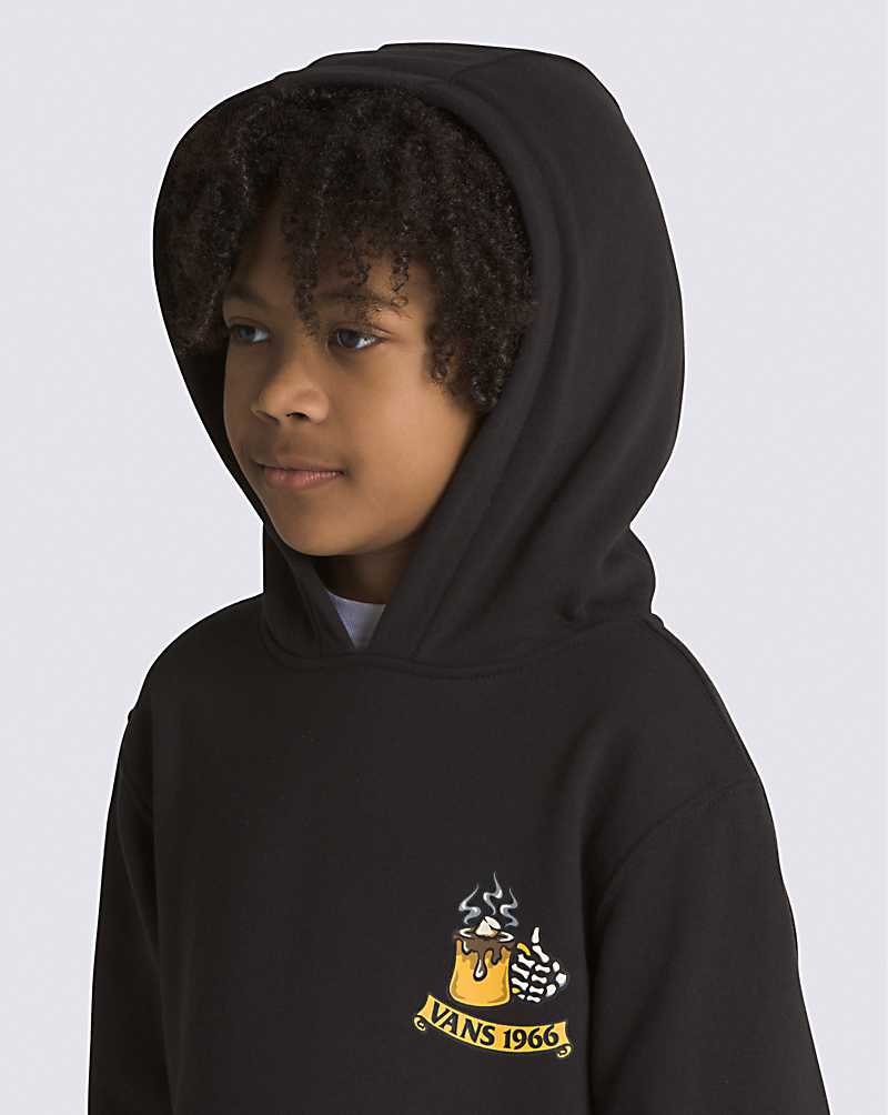 Vans Skull Pullover Kids' Hoodie Black | GD1-3254