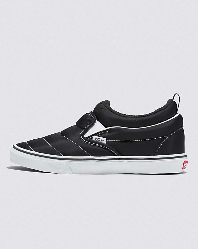 Vans Slip-On Mid Shoe Men Slip On Shoes Black / White | UZ1-5946