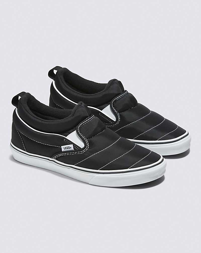 Vans Slip-On Mid Shoe Women Slip On Shoes Black / White | YA1-1129