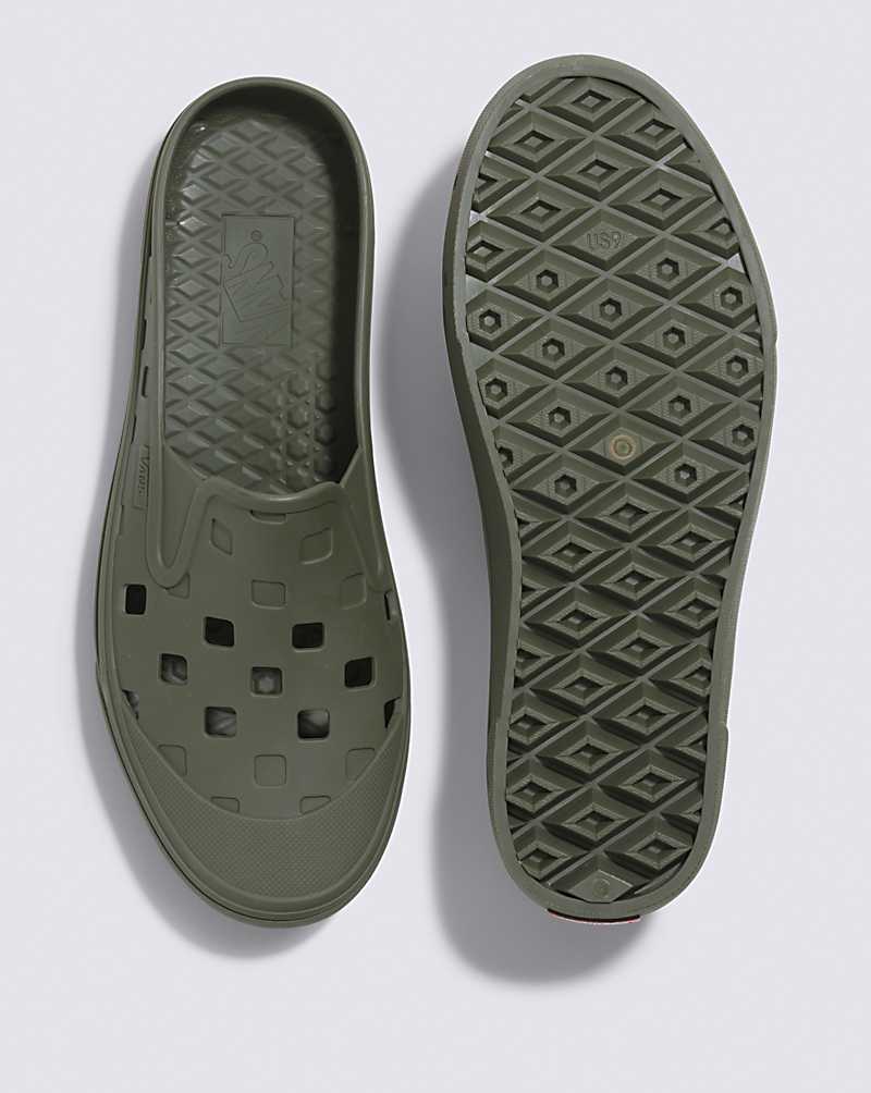 Vans Slip-On Mule TRK Shoe Women Slip On Shoes Green | RV1-8309