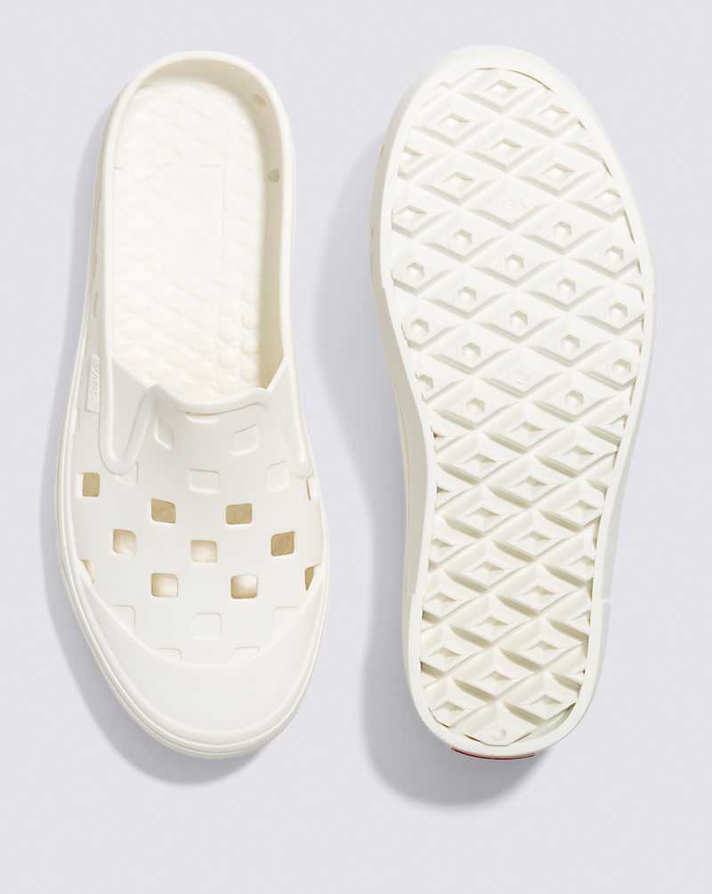 Vans Slip-On Mule TRK Shoe Women Slip On Shoes White | QC1-6249