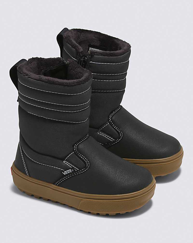 Vans Slip-On Snow Boot Vansguard Boot Women Snow Boots Black / Brown | CO1-1169