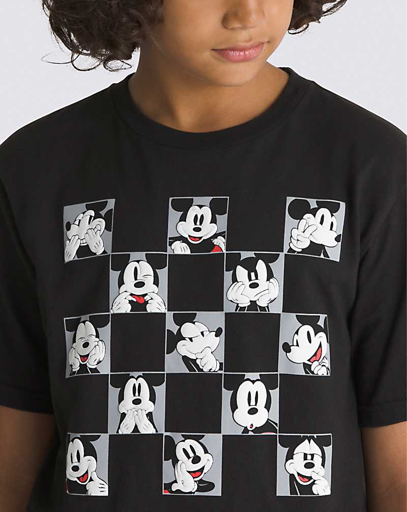 Vans Snapshot Kids' T Shirts Black | NA1-6383