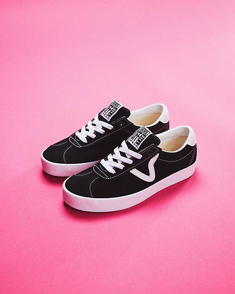 Vans Sport Low Shoe Women Sneakers Black / White | OJ1-4744