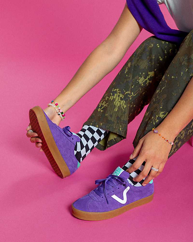 Vans Sport Low Shoe Women Sneakers Multicolor / Purple | CI1-9821