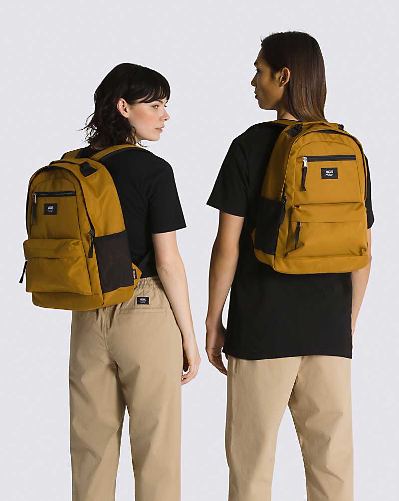 Vans Startle Men Backpacks Gold Brown | MM1-6872