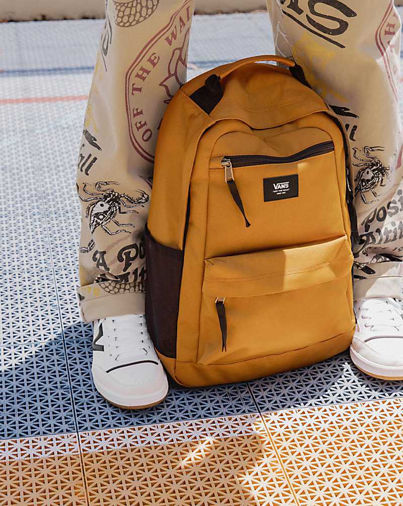 Vans Startle Women Backpacks Gold Brown | FC1-4115