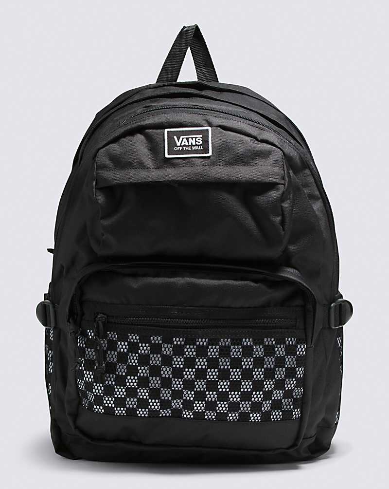 Vans Stasher Men Backpacks Black / White / White | SF1-4468