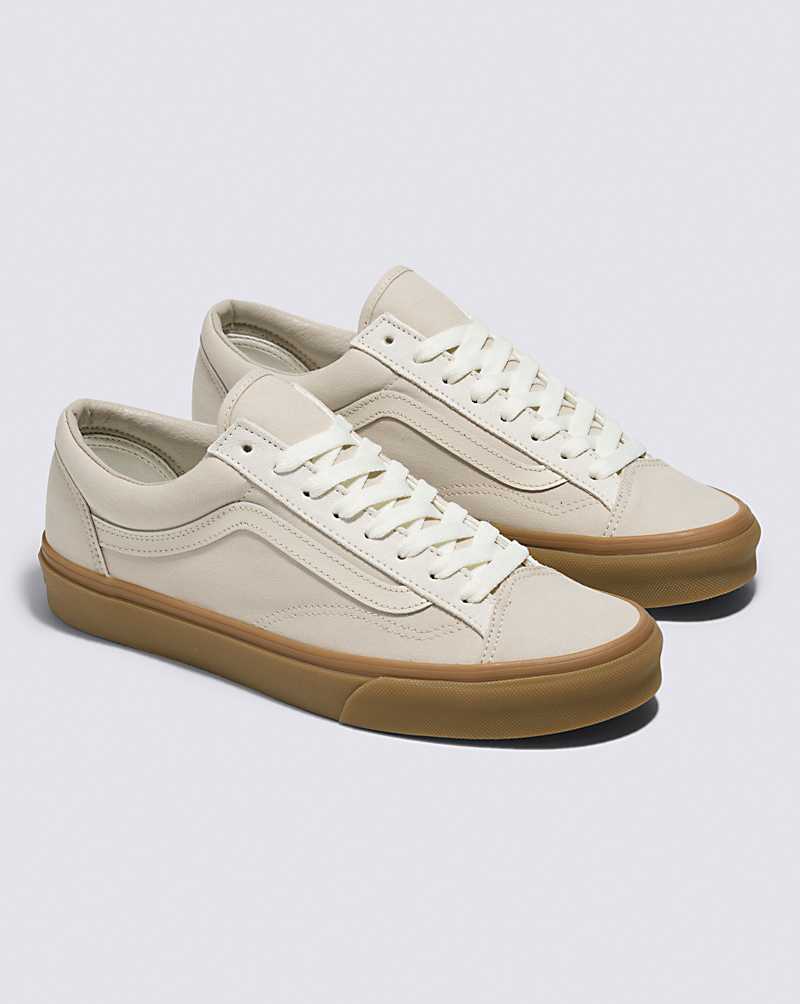 Vans Style 36 Shoe Men Sneakers Light Brown / White | HL1-4943