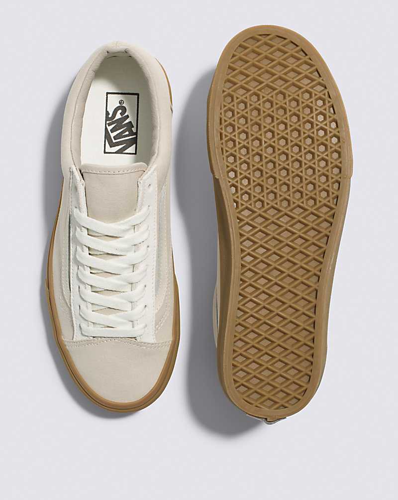 Vans Style 36 Shoe Men Sneakers Light Brown / White | HL1-4943