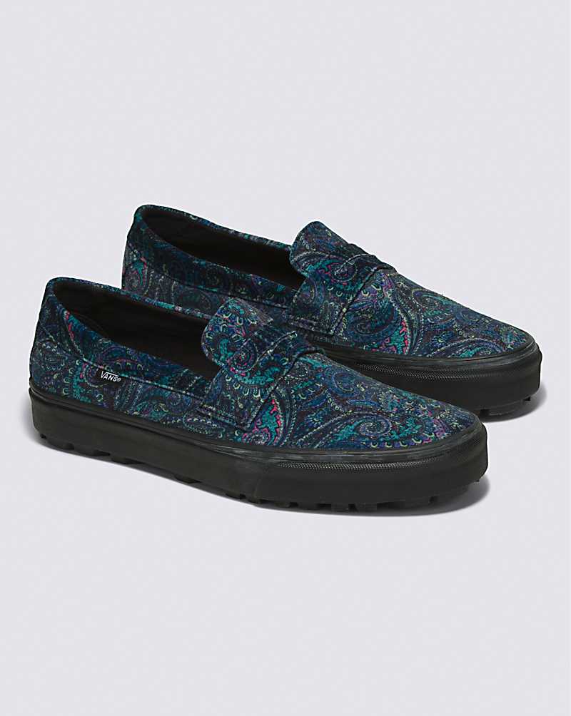 Vans Style 53 Velvet Shoe Men Sneakers Navy / Black | OX1-1176