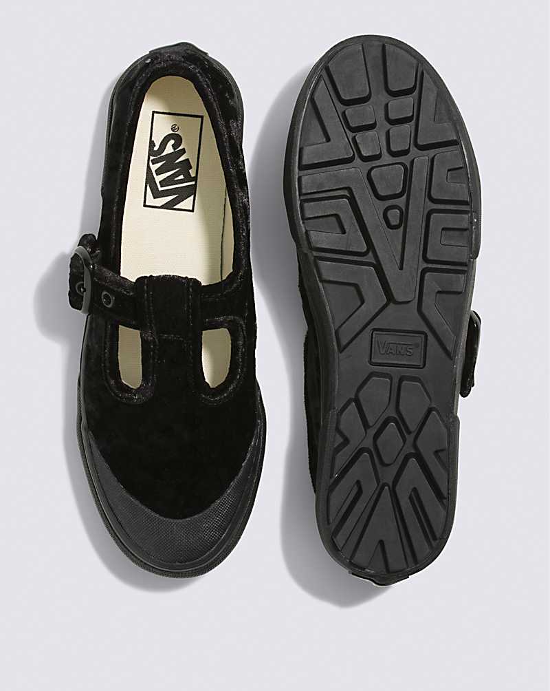 Vans Style 93 Crushed Velvet Shoe Women Sneakers Black | FF1-3011