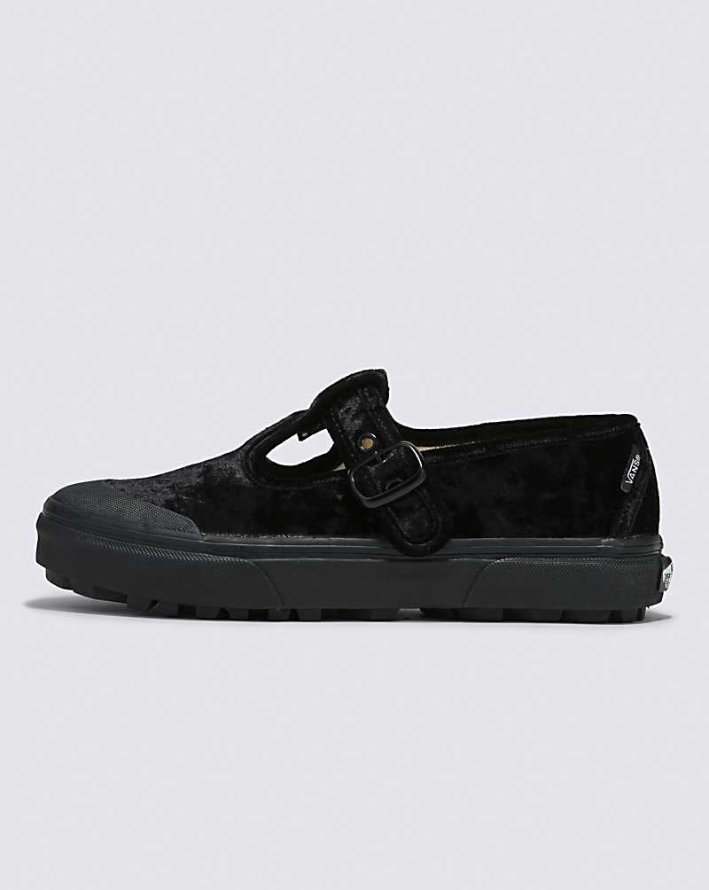 Vans Style 93 Crushed Velvet Shoe Women Sneakers Black | FF1-3011