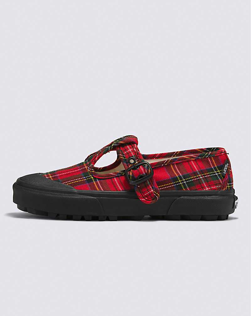 Vans Style 93 Shoe Women Slip On Shoes Red / Black | KL1-5176