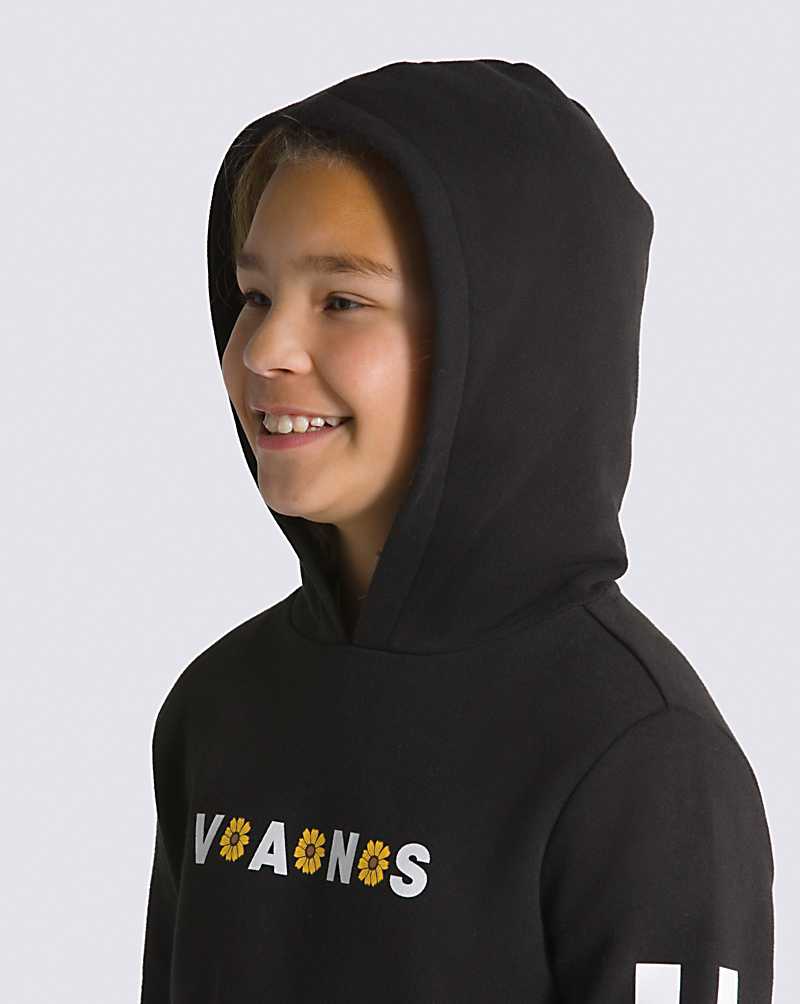 Vans Sunfloral Pullover Kids' Hoodie Black | QN1-3585