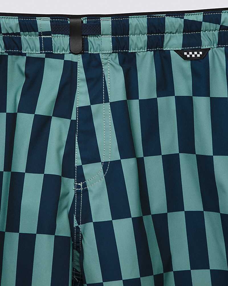 Vans Surf Trunk 19'' Men Boardshorts Green / Blue | OV1-7841