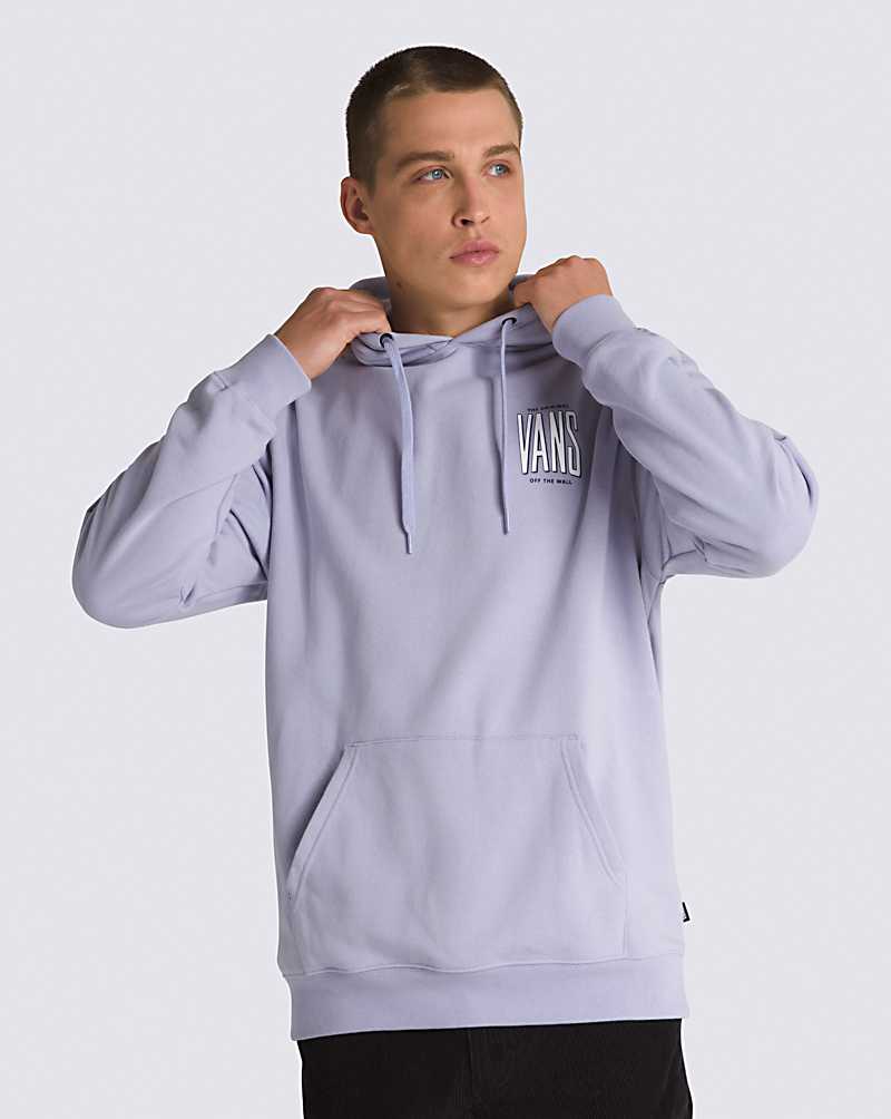 Vans Tall Views Pullover Men Hoodie Purple | ZQ1-8140